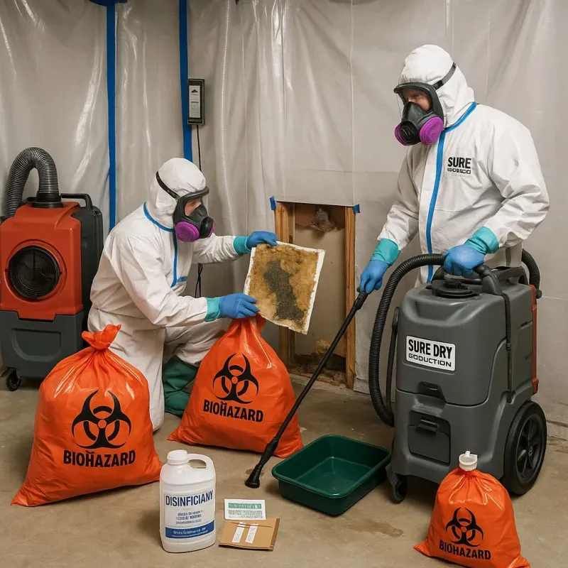 Contaminated Water Handling Protocols process in Sargent County, ND